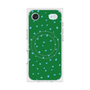 プレミアムスクエアケース with MagSafe［ Drawing Dot - Green ］