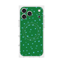 プレミアムスクエアケース with MagSafe［ Drawing Dot - Green ］