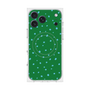 プレミアムスクエアケース with MagSafe［ Drawing Dot - Green ］