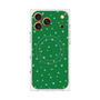 プレミアムスクエアケース with MagSafe［ Drawing Dot - Green ］