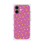 プレミアムスクエアケース with MagSafe［ Drawing Dot - Pink ］