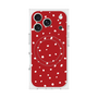 プレミアムスクエアケース with MagSafe［ Drawing Dot - Red ］