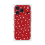 プレミアムスクエアケース with MagSafe［ Drawing Dot - Red ］