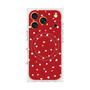 プレミアムスクエアケース with MagSafe［ Drawing Dot - Red ］