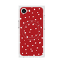 プレミアムスクエアケース with MagSafe［ Drawing Dot - Red ］