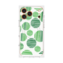 プレミアムスクエアケース with MagSafe［ Nordic Dot - Green ］