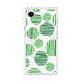 プレミアムスクエアケース with MagSafe［ Nordic Dot - Green ］