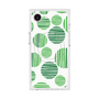 プレミアムスクエアケース with MagSafe［ Nordic Dot - Green ］