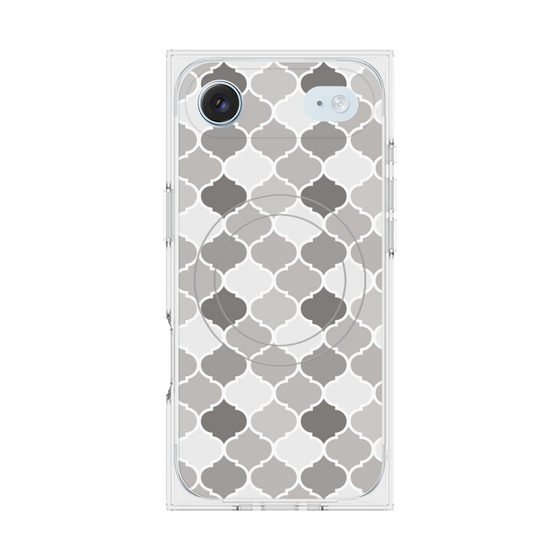 プレミアムスクエアケース with MagSafe［ Moroccan1 color - Gray ］