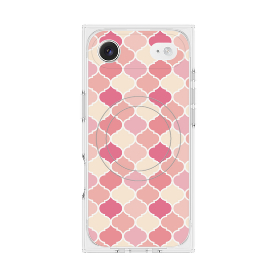 プレミアムスクエアケース with MagSafe［ Moroccan1 color - Pink ］