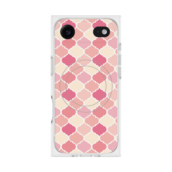 プレミアムスクエアケース with MagSafe［ Moroccan1 color - Pink ］