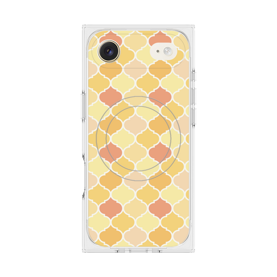プレミアムスクエアケース with MagSafe［ Moroccan1 color - Orange ］