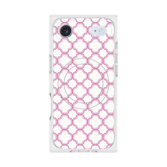 プレミアムスクエアケース with MagSafe［ Moroccan3 - Pink ］