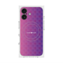 プレミアムスクエアケース with MagSafe［ CASEPLAY Check - Purple ］