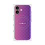 プレミアムスクエアケース with MagSafe［ CASEPLAY Check - Purple ］