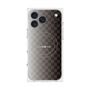 プレミアムスクエアケース with MagSafe［ CASEPLAY Check - Black ］