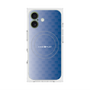プレミアムスクエアケース with MagSafe［ CASEPLAY Check - Blue ］