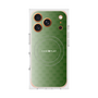 プレミアムスクエアケース with MagSafe［ CASEPLAY Check - Green ］