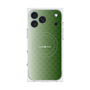 プレミアムスクエアケース with MagSafe［ CASEPLAY Check - Green ］