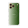 プレミアムスクエアケース with MagSafe［ CASEPLAY Check - Green ］