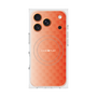 プレミアムスクエアケース with MagSafe［ CASEPLAY Check - Orange ］