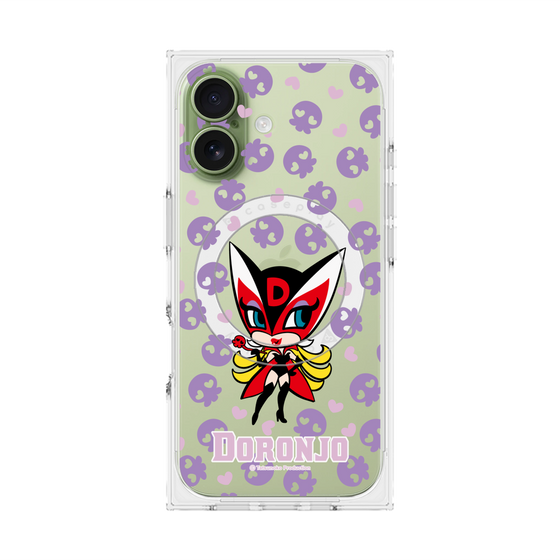 プレミアムスクエアケース with MagSafe［ ドロンジョ - ミニキャラ - Purple ］