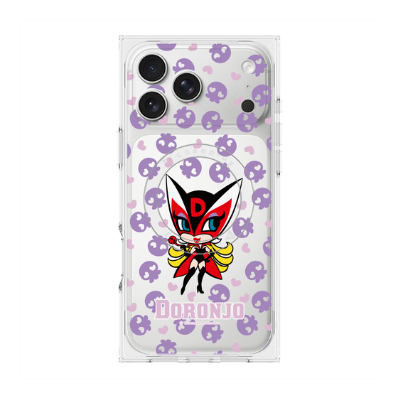 プレミアムスクエアケース with MagSafe［ ドロンジョ - ミニキャラ - Purple ］