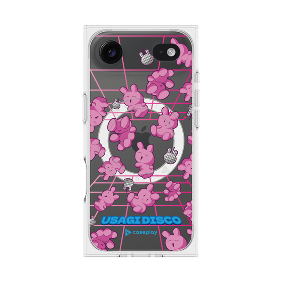 プレミアムスクエアケース with MagSafe［ オリジナル - うさぎディスコ ］