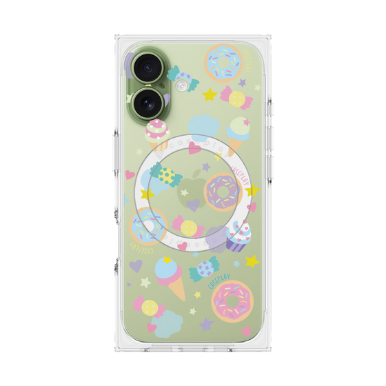 プレミアムスクエアケース with MagSafe［ オリジナル - SWEETS ］