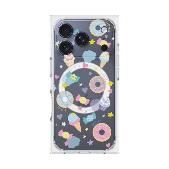 プレミアムスクエアケース with MagSafe［ オリジナル - SWEETS ］