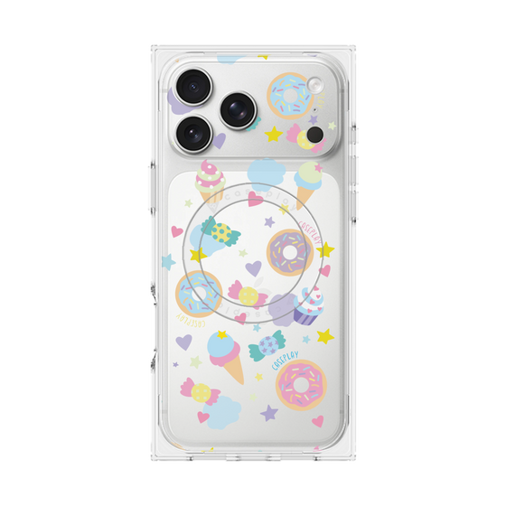 プレミアムスクエアケース with MagSafe［ オリジナル - SWEETS ］