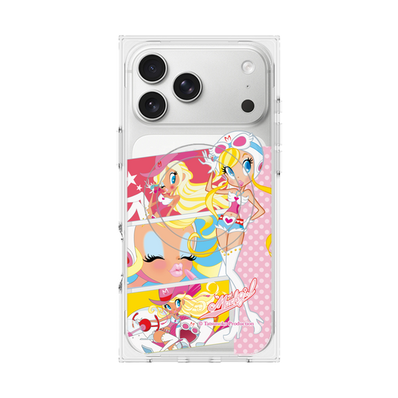 プレミアムスクエアケース with MagSafe［ マッハガール - コミック風 ］