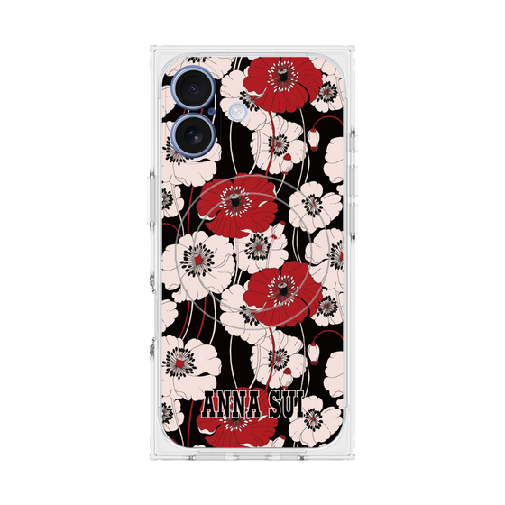 プレミアムスクエアケース with MagSafe［ ANNA SUI - ポピー ］