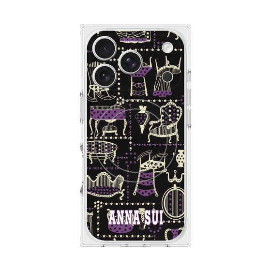 プレミアムスクエアケース with MagSafe［ ANNA SUI - チェア ］