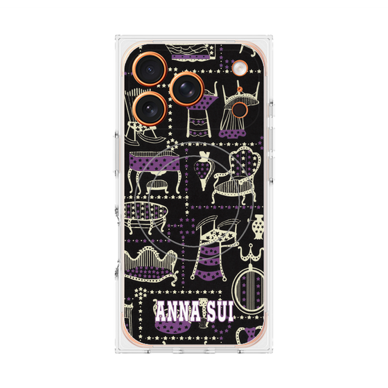 プレミアムスクエアケース with MagSafe［ ANNA SUI - チェア ］