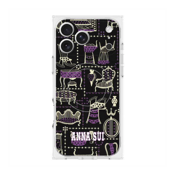 プレミアムスクエアケース with MagSafe［ ANNA SUI - チェア ］