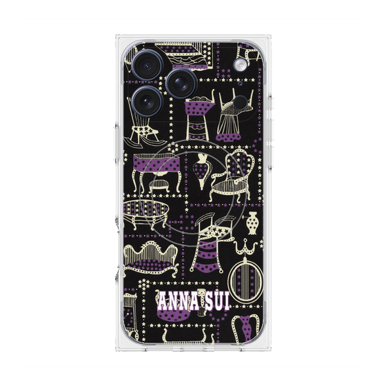 プレミアムスクエアケース with MagSafe［ ANNA SUI - チェア ］