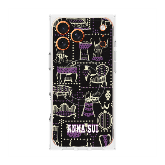 プレミアムスクエアケース with MagSafe［ ANNA SUI - チェア ］