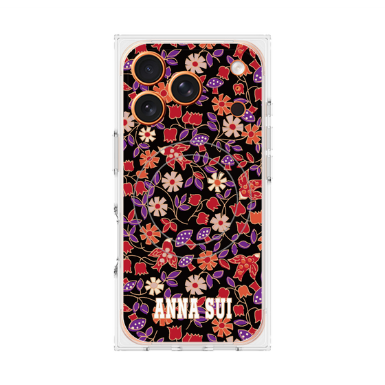 プレミアムスクエアケース with MagSafe［ ANNA SUI - ワイルドフラワー ］