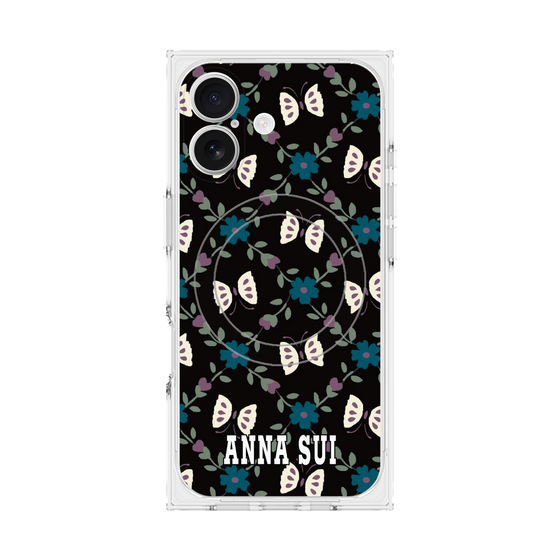 プレミアムスクエアケース with MagSafe［ ANNA SUI - バタフライ ］