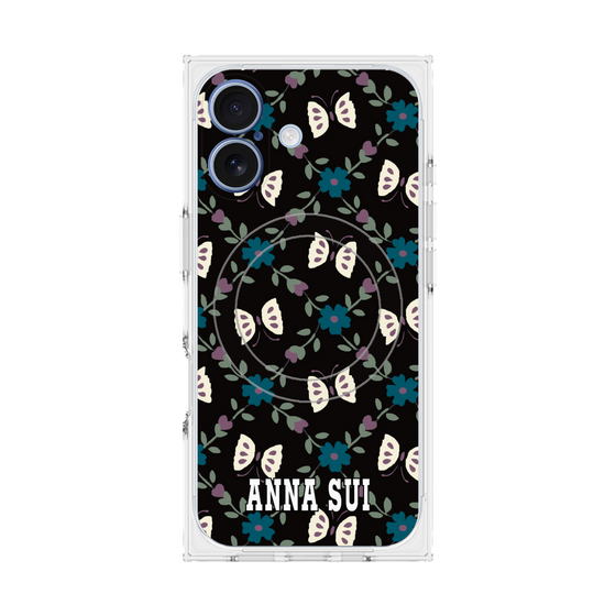 プレミアムスクエアケース with MagSafe［ ANNA SUI - バタフライ ］