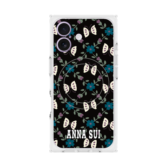 プレミアムスクエアケース with MagSafe［ ANNA SUI - バタフライ ］