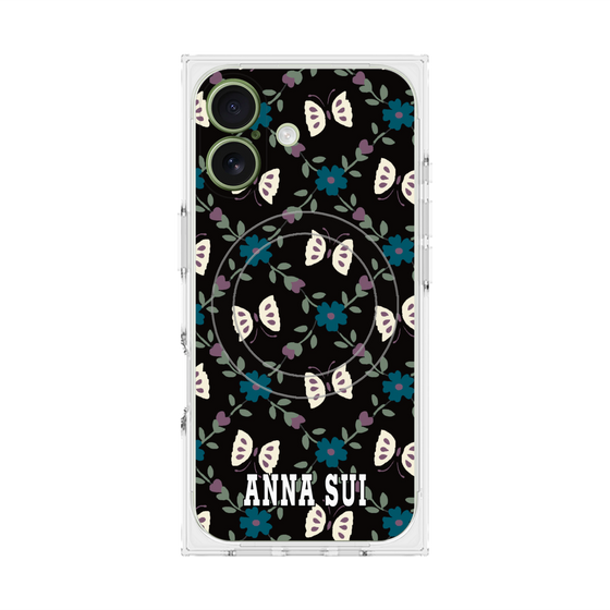 プレミアムスクエアケース with MagSafe［ ANNA SUI - バタフライ ］
