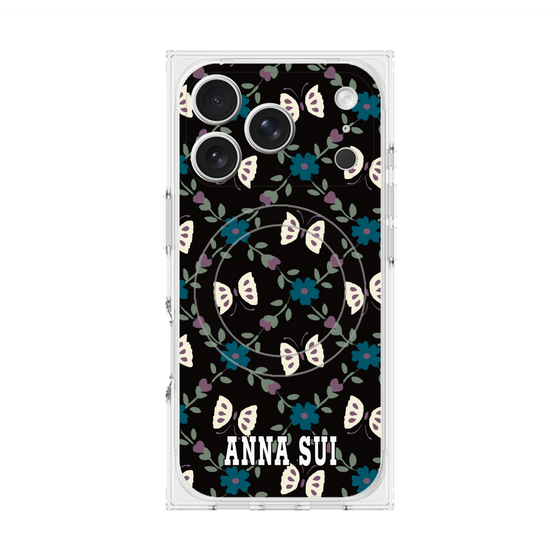 プレミアムスクエアケース with MagSafe［ ANNA SUI - バタフライ ］