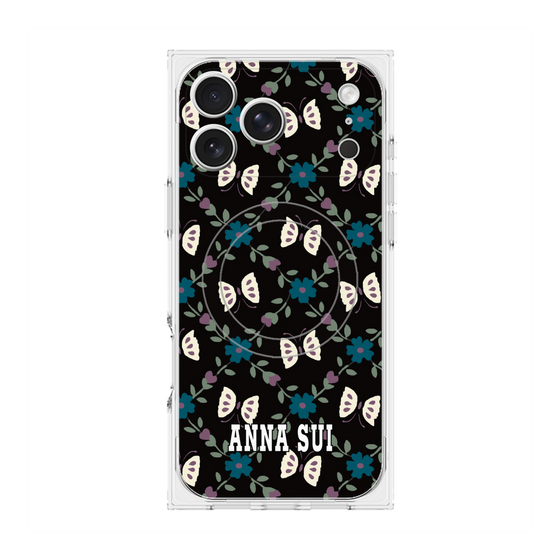 プレミアムスクエアケース with MagSafe［ ANNA SUI - バタフライ ］