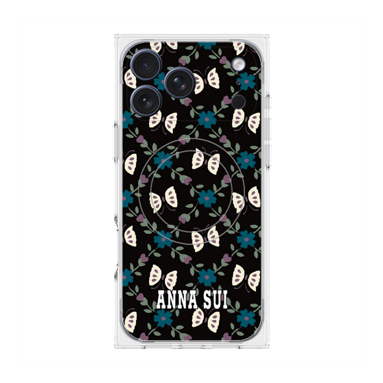 プレミアムスクエアケース with MagSafe［ ANNA SUI - バタフライ ］