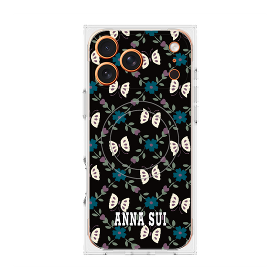 プレミアムスクエアケース with MagSafe［ ANNA SUI - バタフライ ］