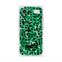プレミアムスクエアケース with MagSafe［ ELLEgirl - レオパード - Green ］