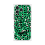 プレミアムスクエアケース with MagSafe［ ELLEgirl - レオパード - Green ］