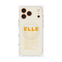 プレミアムスクエアケース with MagSafe［ ELLEgirl - ロゴ ］